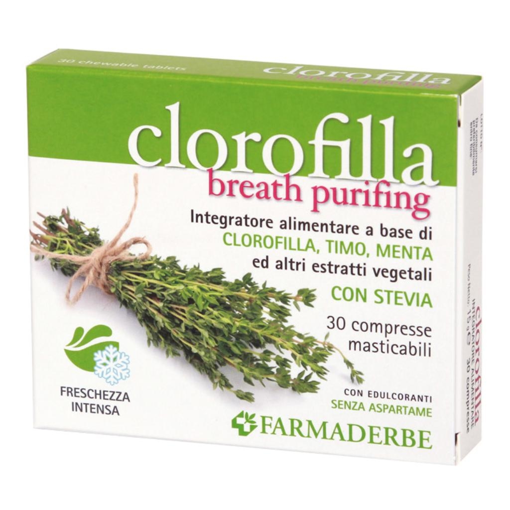 CLOROFILLA BREATH PURIFING 30 COMPRESSE MASTICABILI