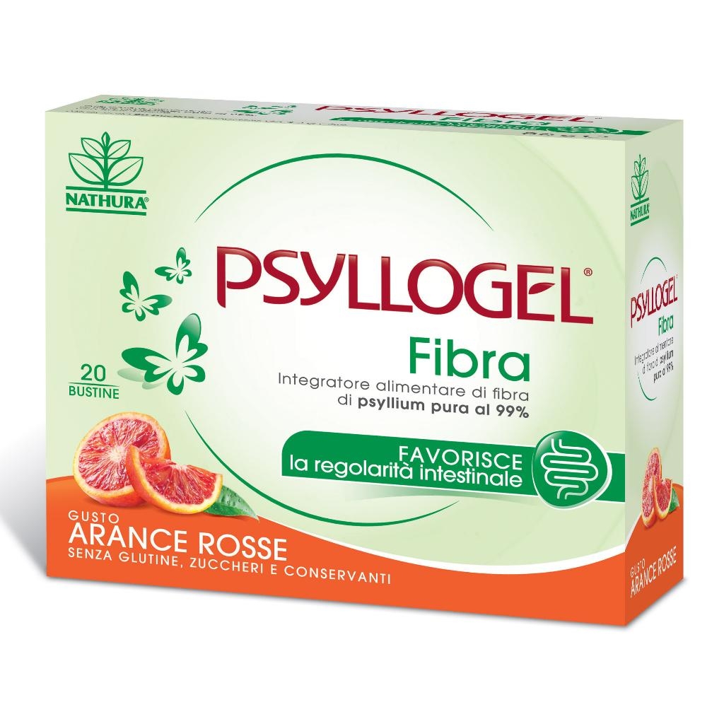 PSYLLOGEL FIBRA ARANCE ROSSE 20 BUSTINE