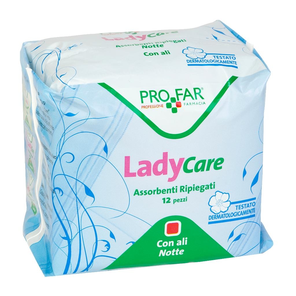 LADYCARE ASSORBENTI NOTTE ALI 12 PEZZI PROFAR