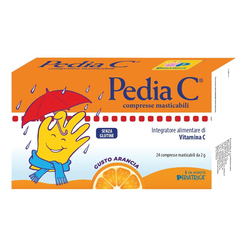 PEDIA C ARANCIA 24 COMPRESSE MASTICABILI