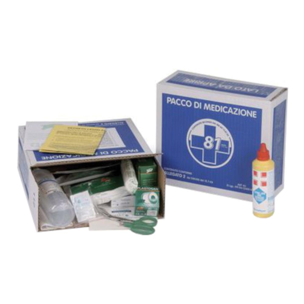 PACCHETTO DI MEDICAZIONE REINTEGRO DEL PACCO BASE COMPLETO ALLEGATO 2 DM 388 DEL 15/07/2003