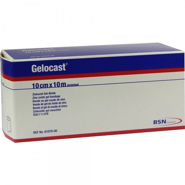 BENDA NON ELASTICA GELOCAST GEL DI OSSIDO DI ZINCO 1000 X 10 CM