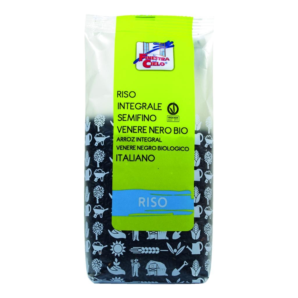 RISO INTEGRALE VENERE NERO BIO 500 G