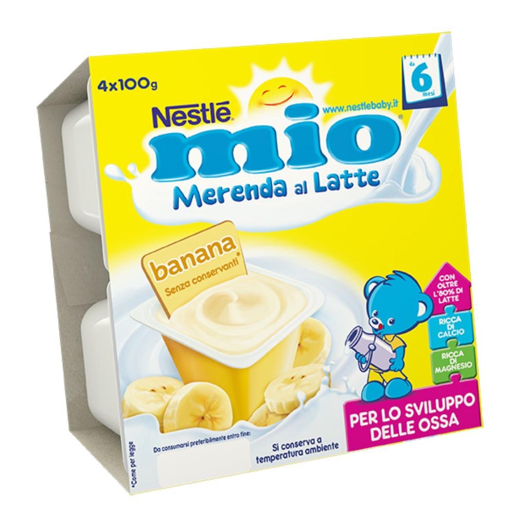 MIO MERENDA BANANA 4 X 100 G