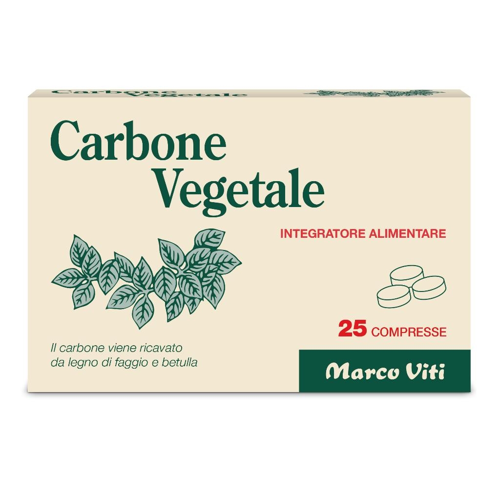 CARBONE VEGETALE 25 COMPRESSE