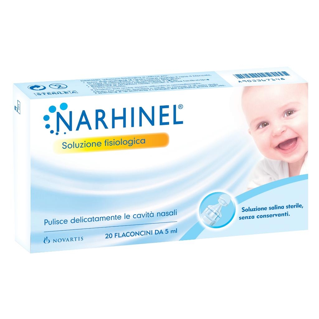 SOLUZIONE FISIOLOGICA PER ASPIRATORE NASALE NARHINEL 20 FIALE DA 5ML