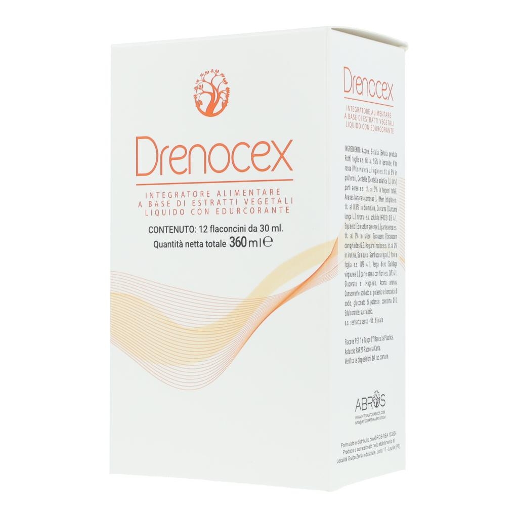 DRENOCEX ABROS 12 FLACONCINI DA 30 ML