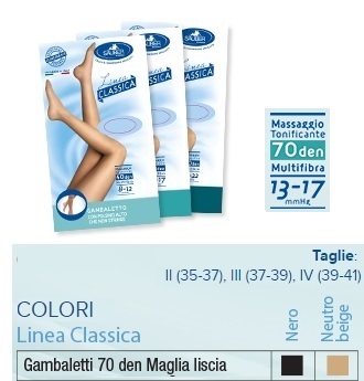 SAUBER GAMBALETTO 70 MAGLIA LISCIA NERO 3 LINEA CLASSICA