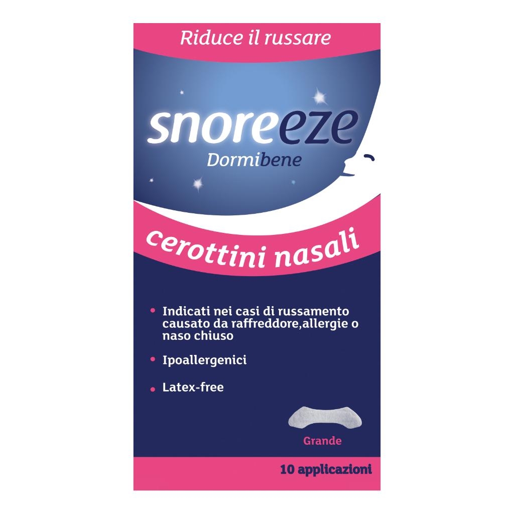 CEROTTO NASALE SNOREEZE GRANDE 10 PEZZI