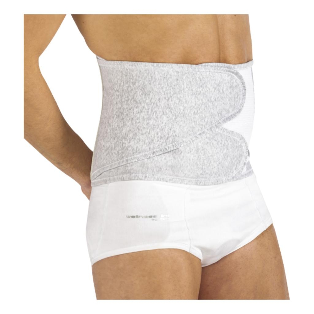 CINTURA LOMBARE WELLNESS 547 STECCATA INCROCIATA GRIGIO 75 CM