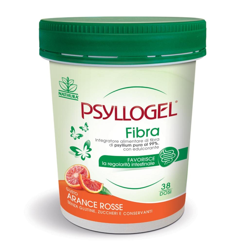 PSYLLOGEL FIBRA ARANCE ROSSE VASO 170 G