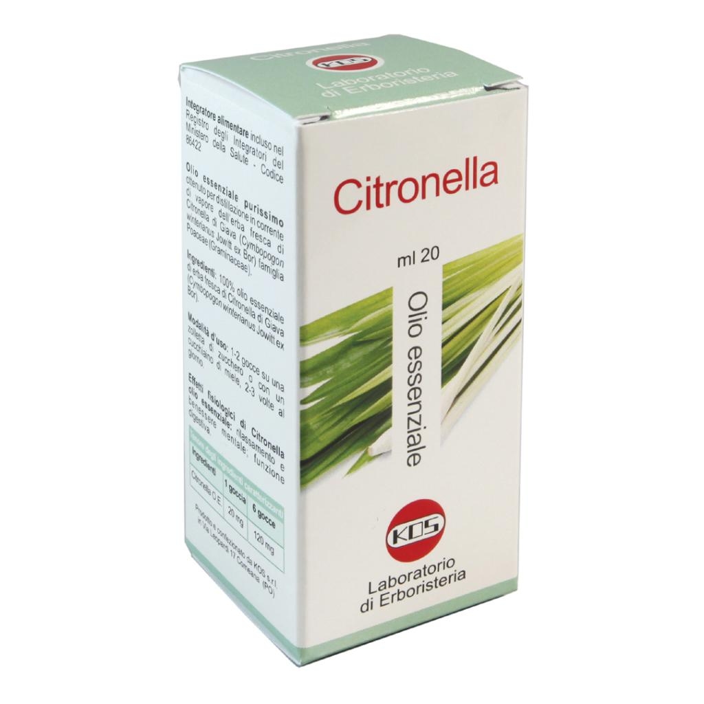 CITRONELLA OLIO ESSENZIALE 20 ML