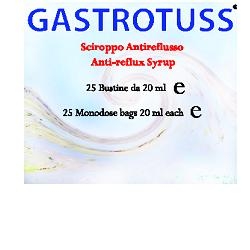 SCIROPPO ANTIREFLUSSO GASTROTUSS 25 BUSTINE MONODOSE 20 ML