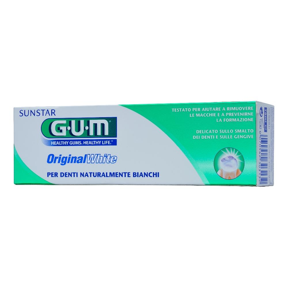 GUM ORIGINAL WHITE DENTIFRICIO 75 ML