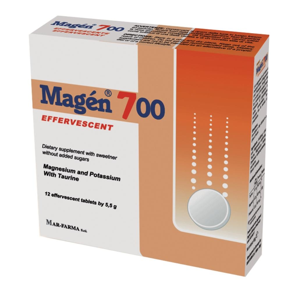 MAGEN 700 12 COMPRESSE EFFERVESCENTI
