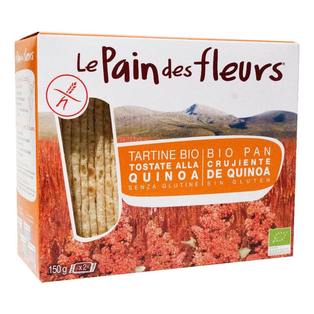 LE PAIN DES FLEURS TARTINE TOSTATE ALLA QUINOA BIOLOGICHE 150 G