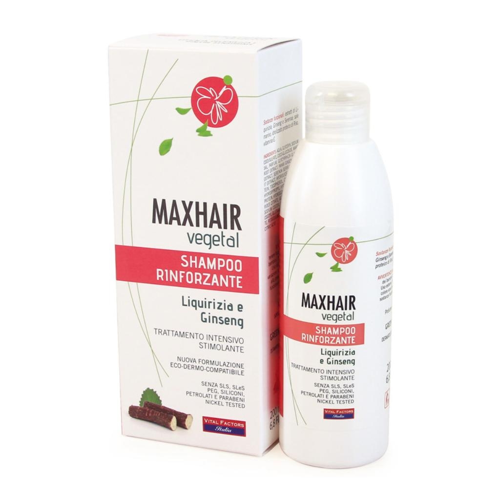 MAXHAIR VEGETAL SHAMPOO RINFORZANTE 200 ML