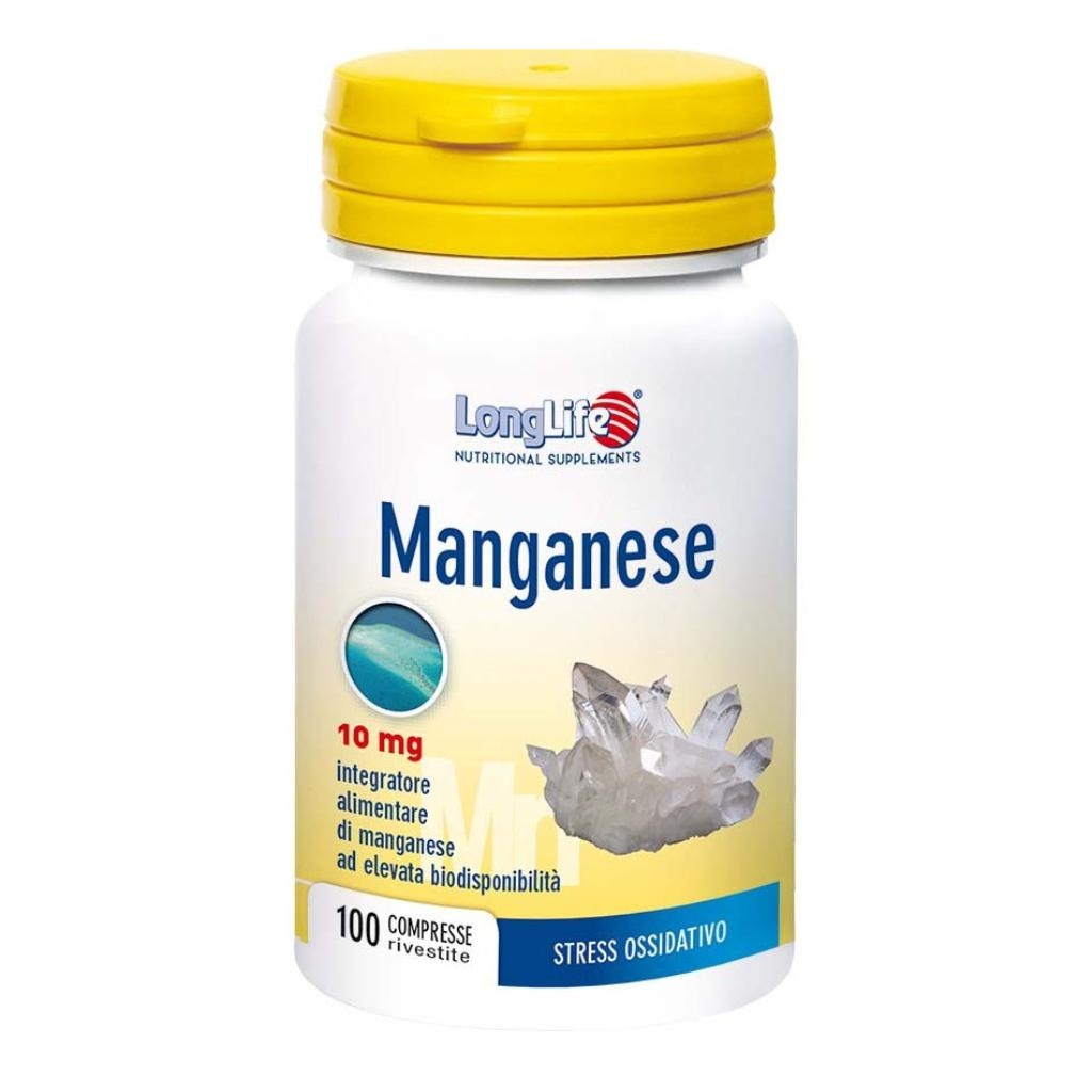 LONGLIFE MANGANESE 10 MG 100 COMPRESSE