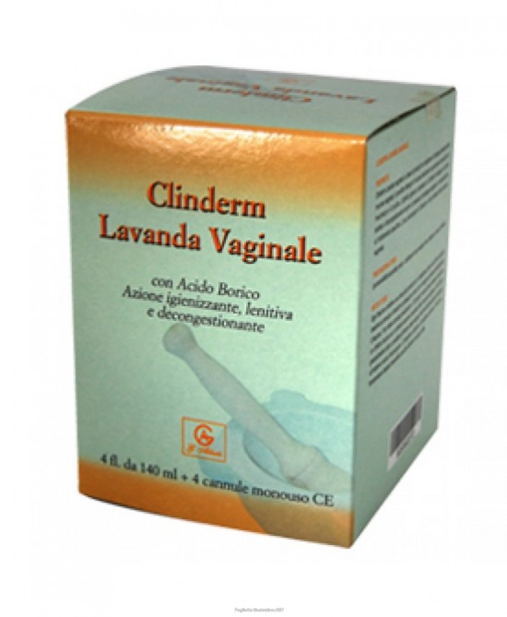 CLINDERM LAVANDA VAGINALE 4 FLACONI 140 ML