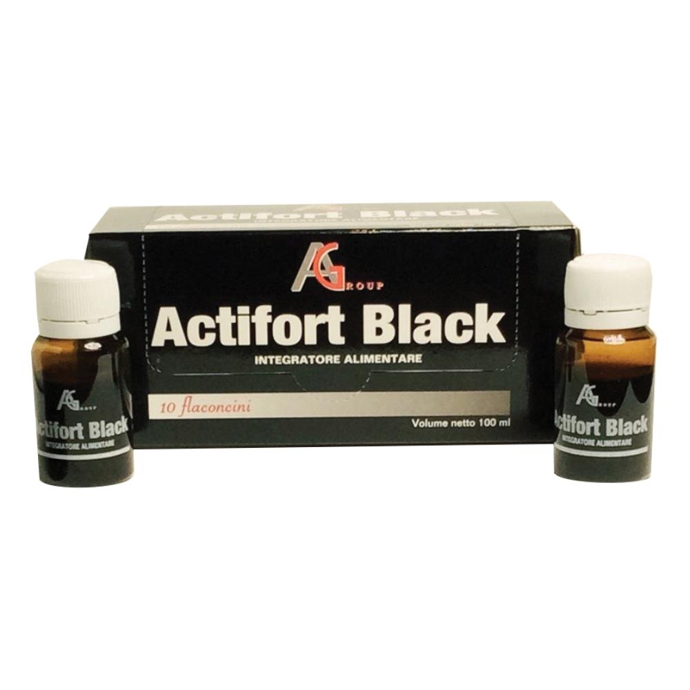 ACTIFORT BLACK 10 FLACONCINI 10 ML