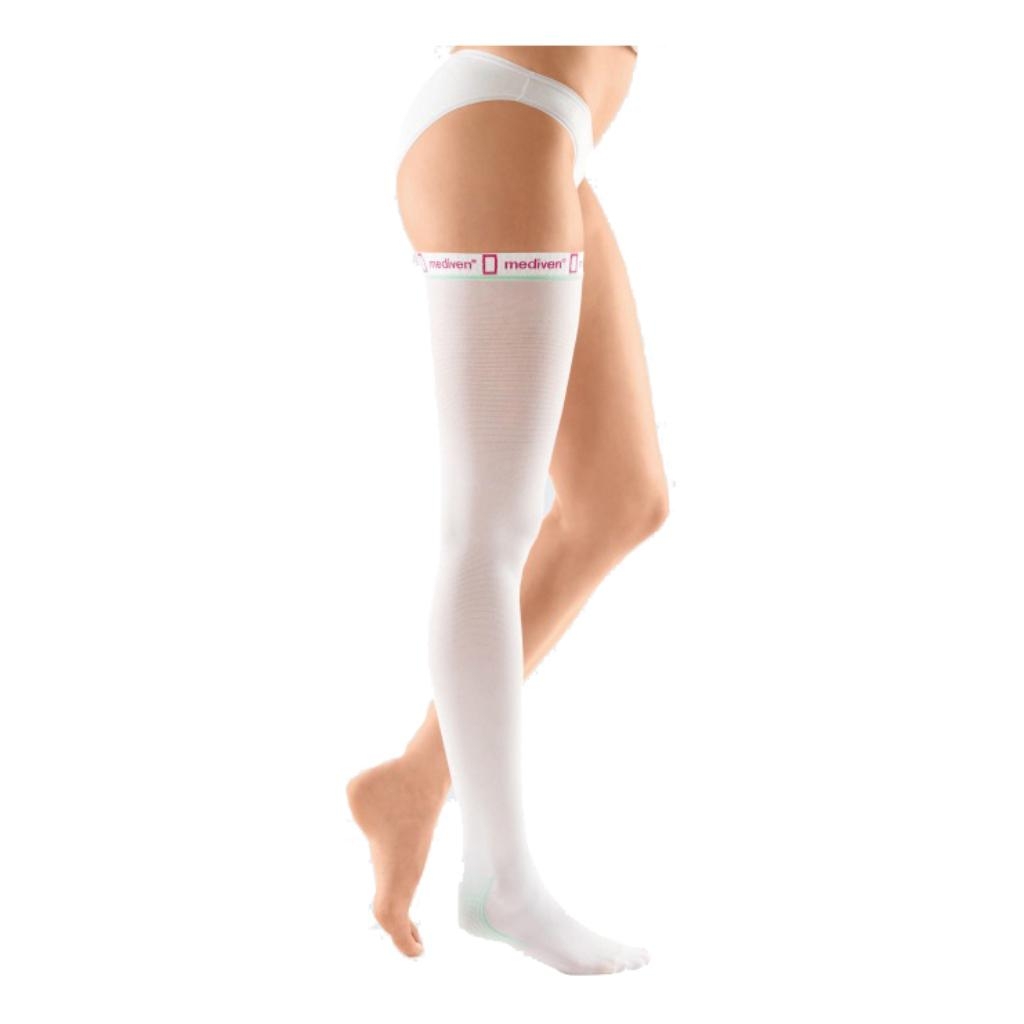 CALZA ANTITROMBO THROMBEXIN H914 18 MMHG ALLA CAVIGLIA CALZA COSCIA AUTOREGGENTE MISURA MEDIUM 1 PAIO