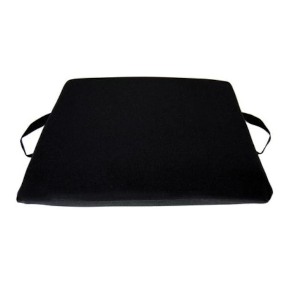 CUSCINO ANTIDECUBITO IN MATERIALE VISCOELASTICO COMPATTO. REALIZZATO DA UNA MISCELA DI POLIOLO SILICONE E ISOCIANATO