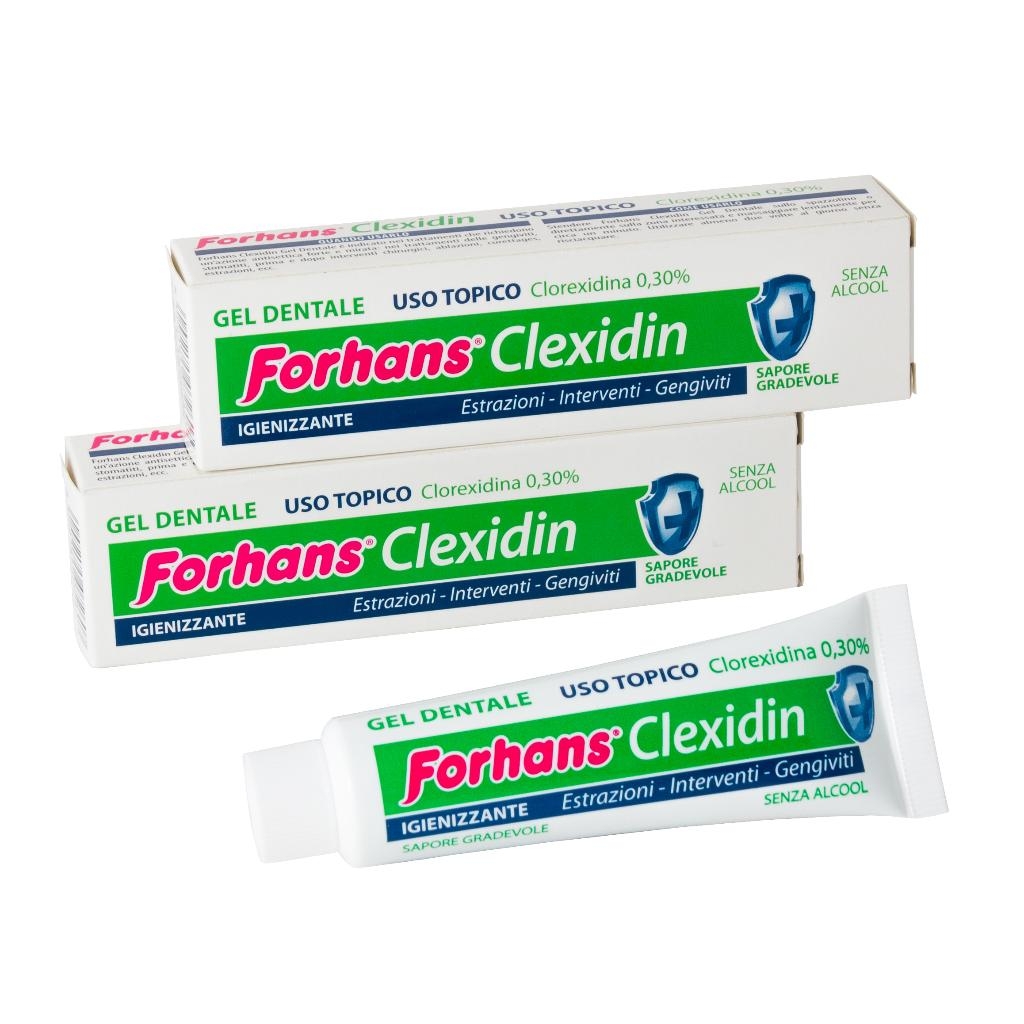 FORHANS CLEXIDIN COLLUTORIO IN GEL ALLA CLOREXIDINA 0,30% 30