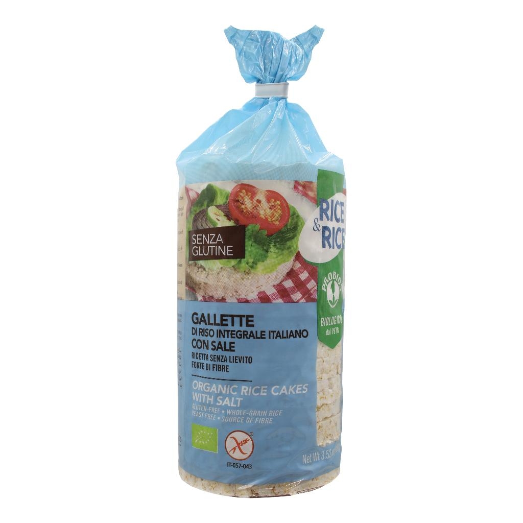 RICE&RICE GALLETTE DI RISO CON SALE SENZA LIEVITO 100 G