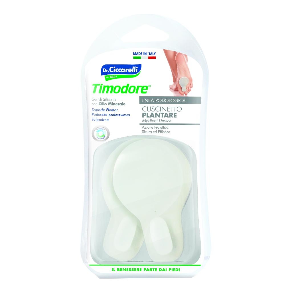 CUSCINETTO PLANTARE REALIZZATO IN GEL DI SILICONE BIANCO SEMITRASPARENTE SAGOMATO PER AMMORTIZZARE E PROTEGGERE PRESSIONE E SFREGAMENTI SOTTO LA PIANTA DEI PIEDI 2 PEZZI