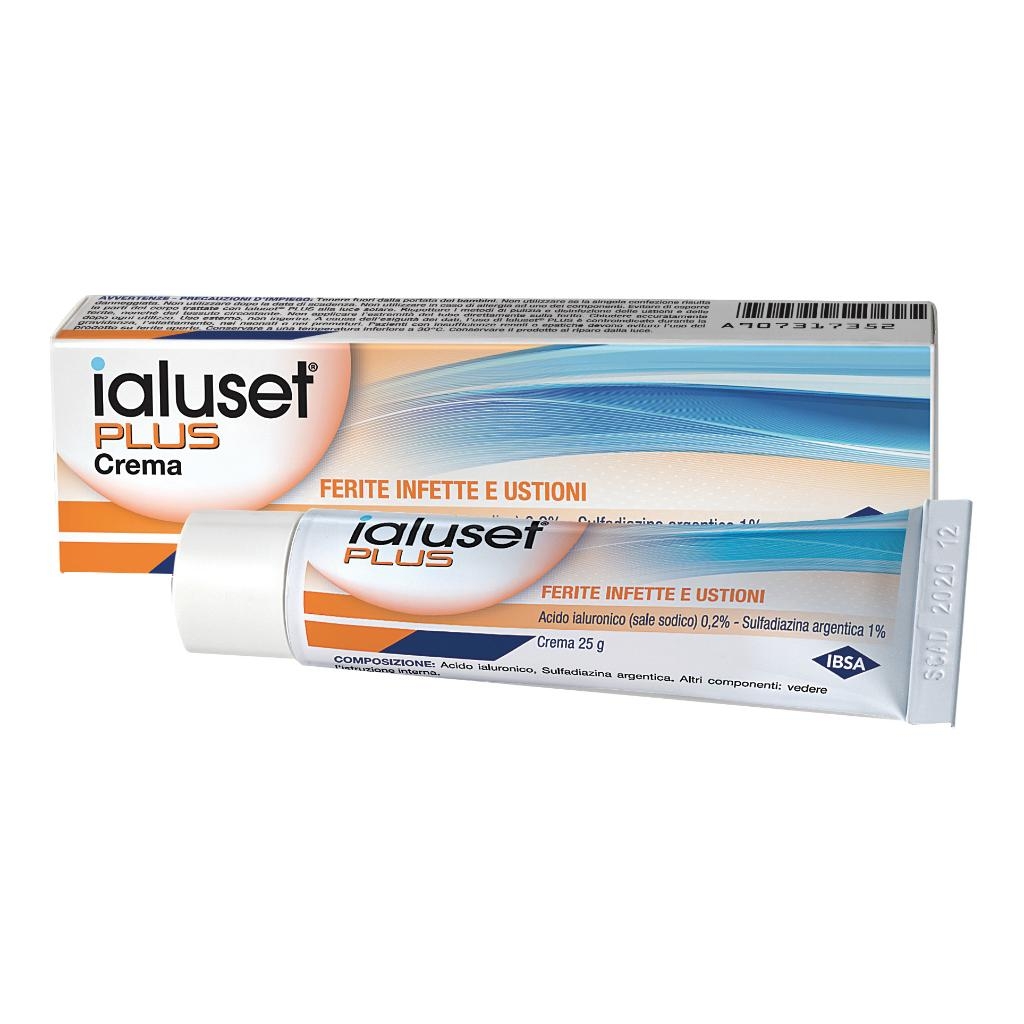 IALUSET PLUS CREMA MEDICAZIONE 25 G