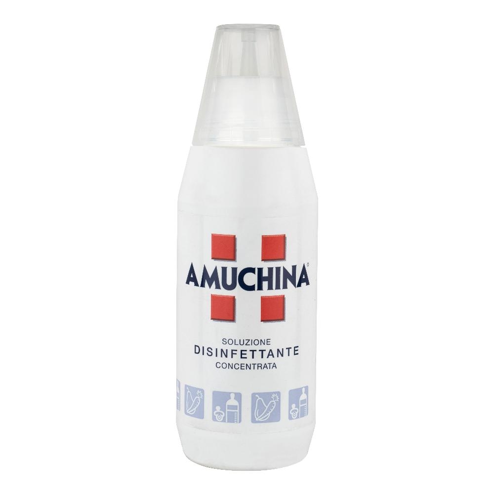 AMUCHINA LIQUIDA 100% DISINFETTANTE IGIENIZZANTE A BASE DI IPOCLORITO DI SODIO ANTIMICROBICO AD AMPIO SPETTRO D'AZIONE 500 ML