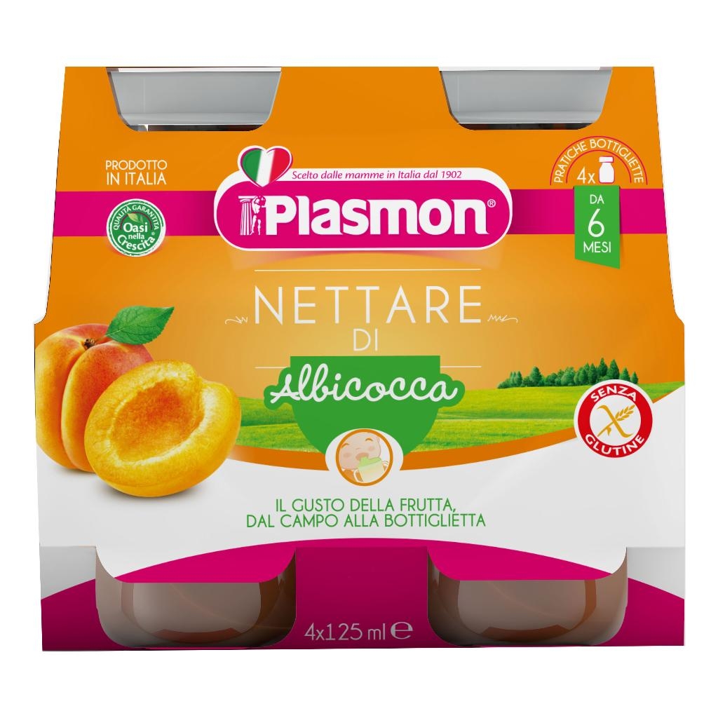 PLASMON NETTARE DI ALBICOCCA 4 X 125 ML
