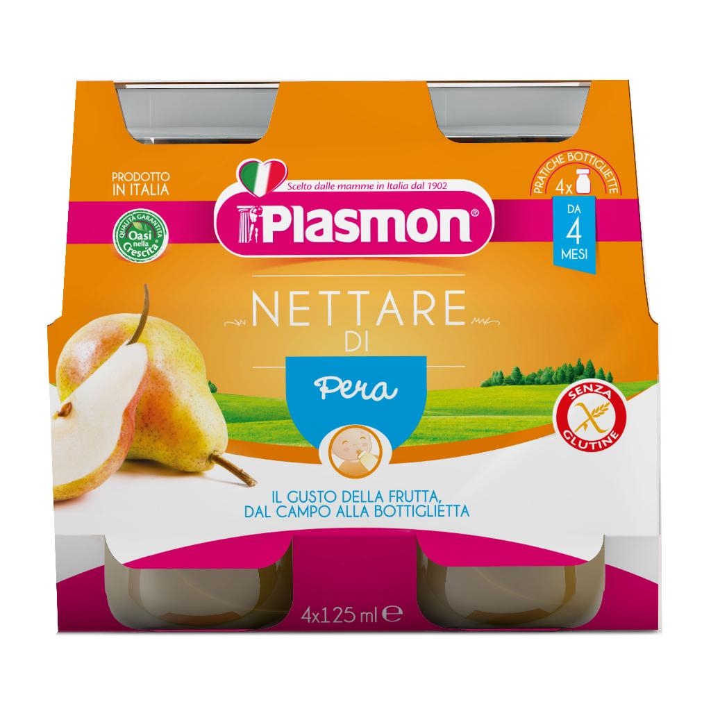 PLASMON NETTARE DI PERA 4 X 125 ML