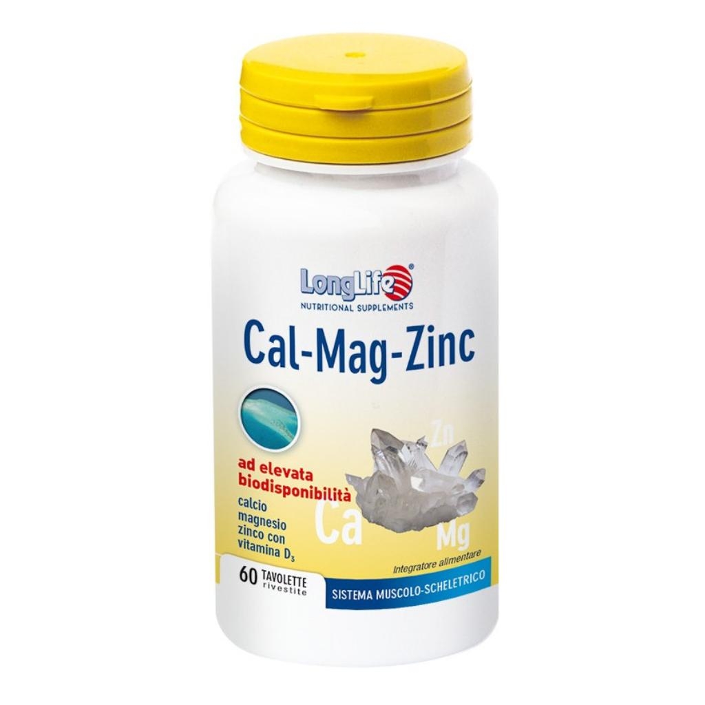 LONGLIFE CAL MAG ZINC 60 TAVOLETTE