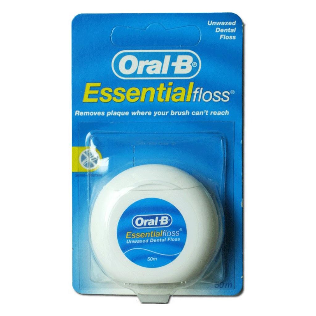 ORALB ESSENTIALFLOSS FILO INTERDENTALE NON CERATO 50 METRI