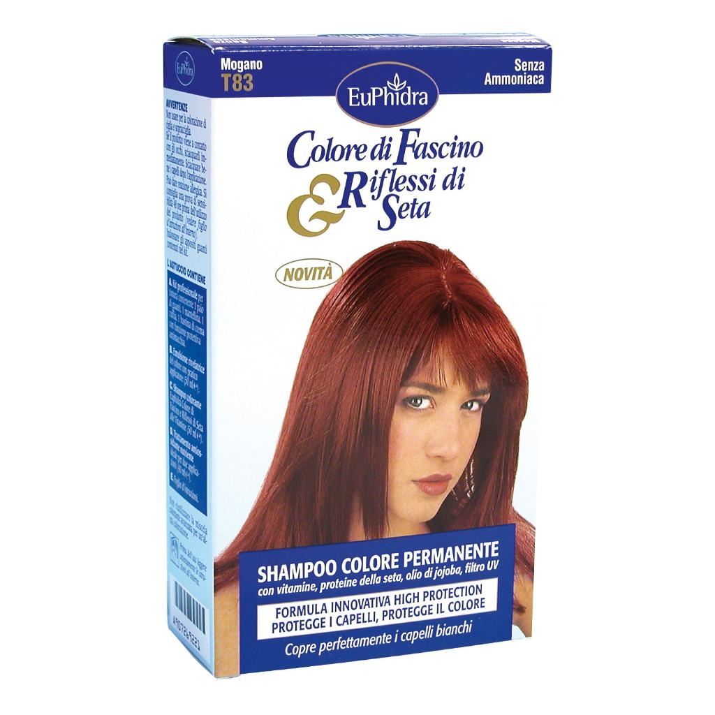 EUPHIDRA COLORE DI FASCINO & RIFLESSI DI SETA SHAMPOO COLORE PERMANENTE 41 NERO DI CINA 120 ML