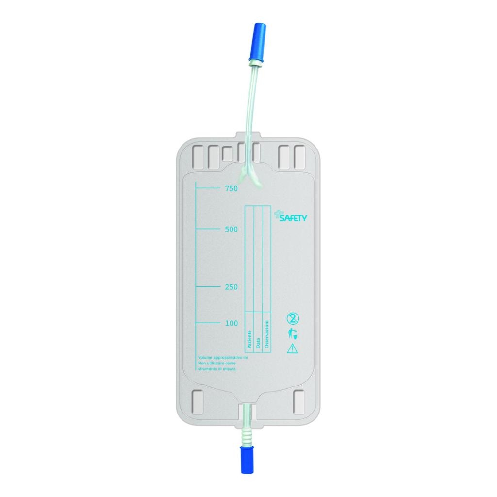 SACCA DI DRENAGGIO DA GAMBA PER INCONTINENZA TUBO 10 CM 10 PEZZI