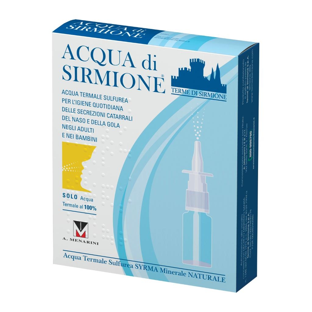 ACQUA SIRMIONE MINERALE NATURALE 6 FIALE 15 ML