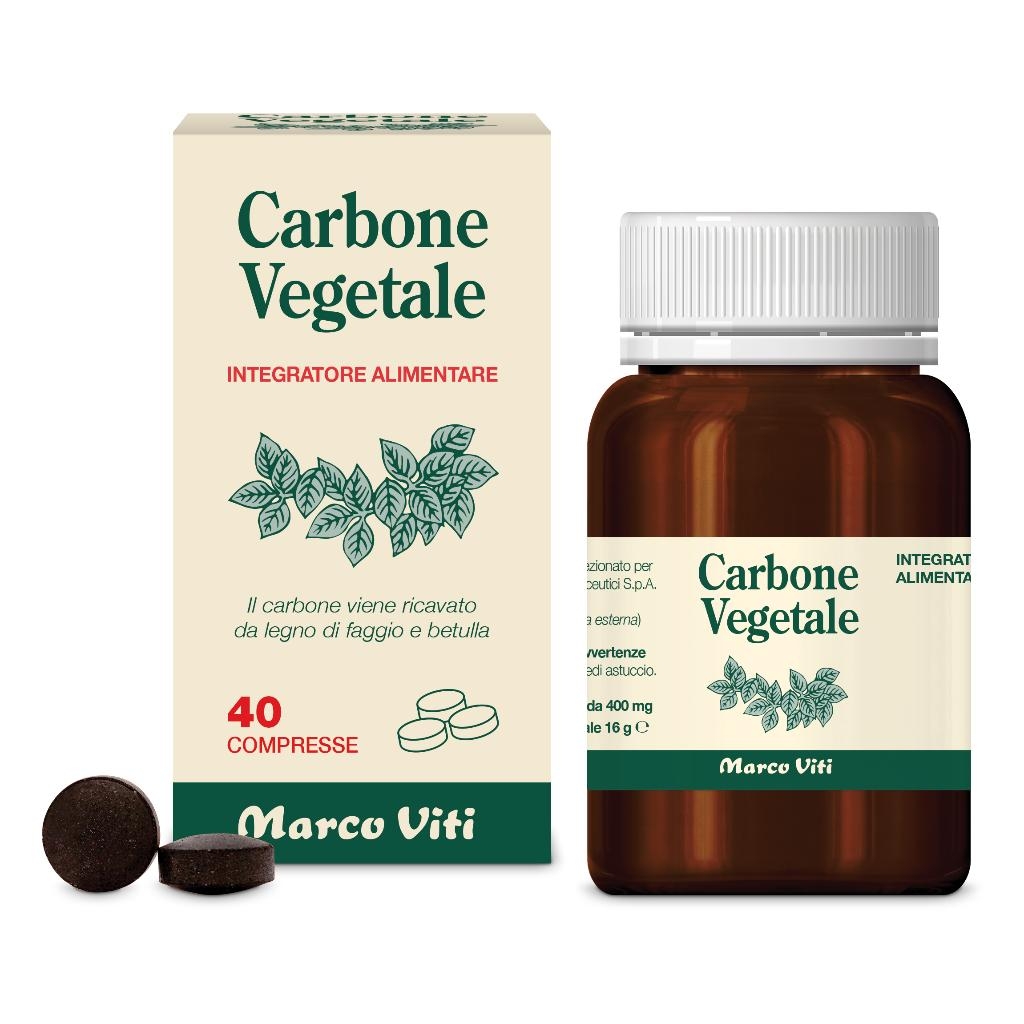 CARBONE VEGETALE 40 COMPRESSE