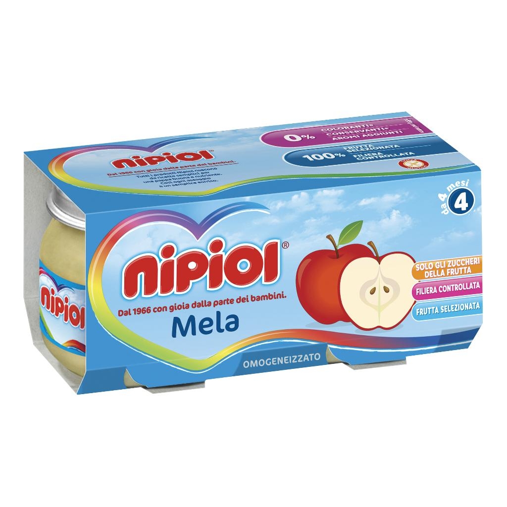 NIPIOL OMOGENEIZZATO ALBICOCCA MELA 80 G 2 PEZZI