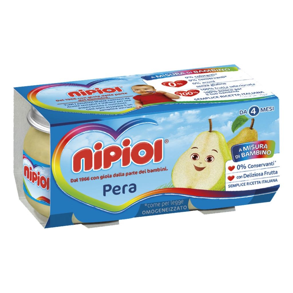 NIPIOL OMOGENEIZZATO PERA 80 G 2 PEZZI