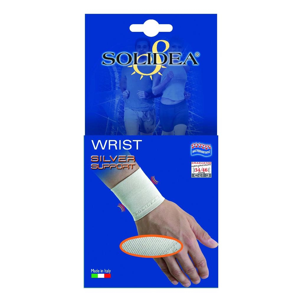 SILVER SUPPORT WRIST POLSIERA CAMEL L