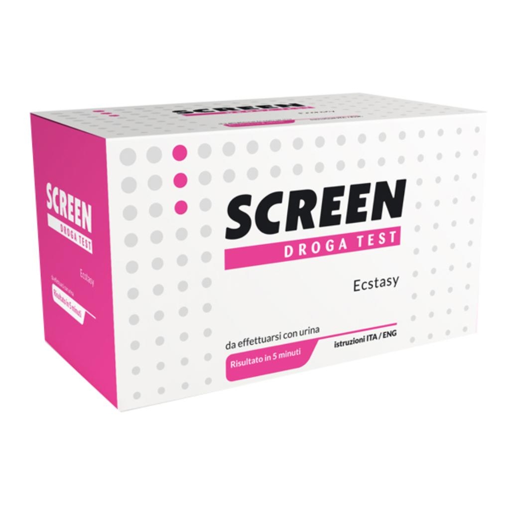 SCREEN DROGA TEST ECSTASY TEST ANTIDROGA CON CONTENITORE URINA