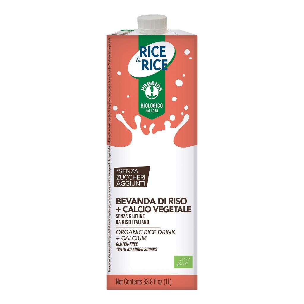 RICE&RICE BEVANDA DI RISO CON CALCIO VEGETALE 1 LITRO