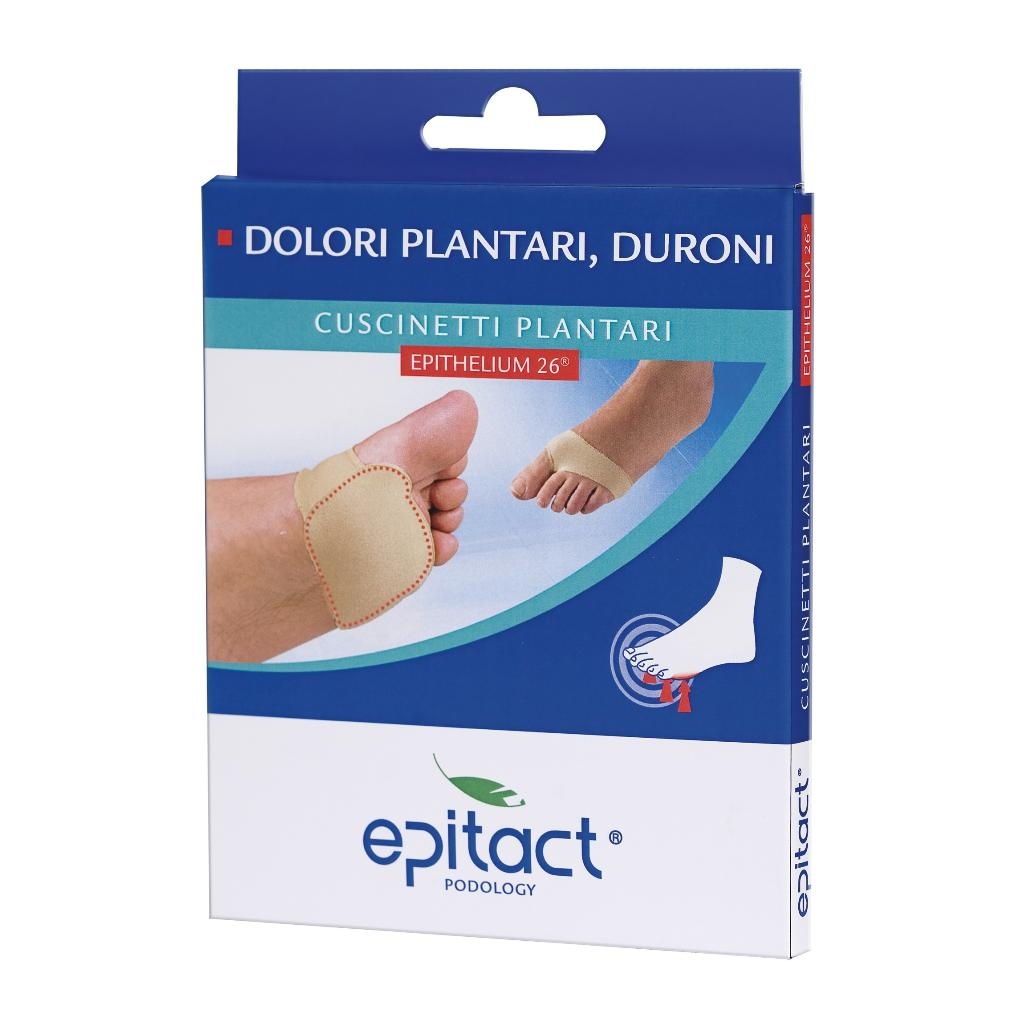 CUSCINETTO PLANTARE PER DOLORI PLANTARI E DURONI IN GEL DI SILICONE EPITHELIUM 26 EPITACT TAGLIA MEDIUM