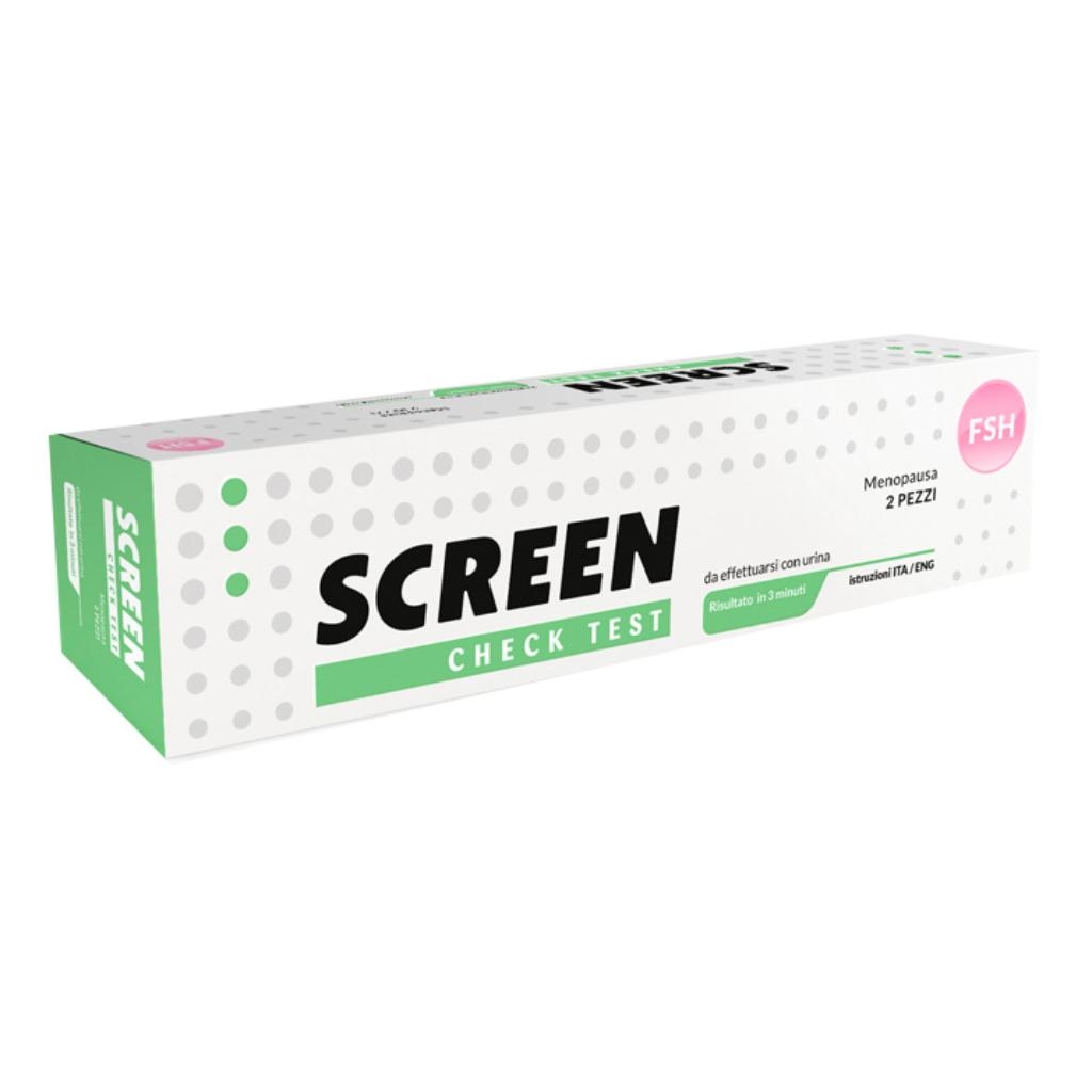 SCREEN TEST RAPIDO FSH/MENOPAUSA URINA 2 PEZZI