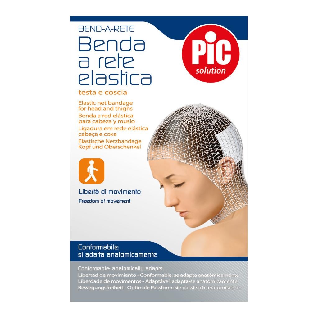 BENDA A RETE TUBOLARE ELASTICA PIC TESTA/COSCIA CALIBRO 5