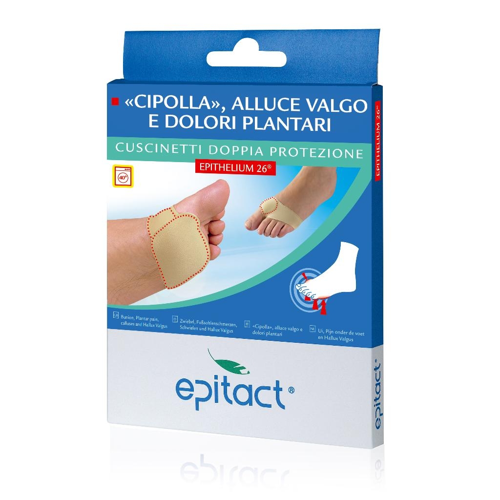 CUSCINETTO PROTETTIVO IN SILICONE AD USO PODOLOGICO EPITHELIUM 26 TAGLIA SMALL 1 PAIO ARTICOLO CD2611IT EPITACT