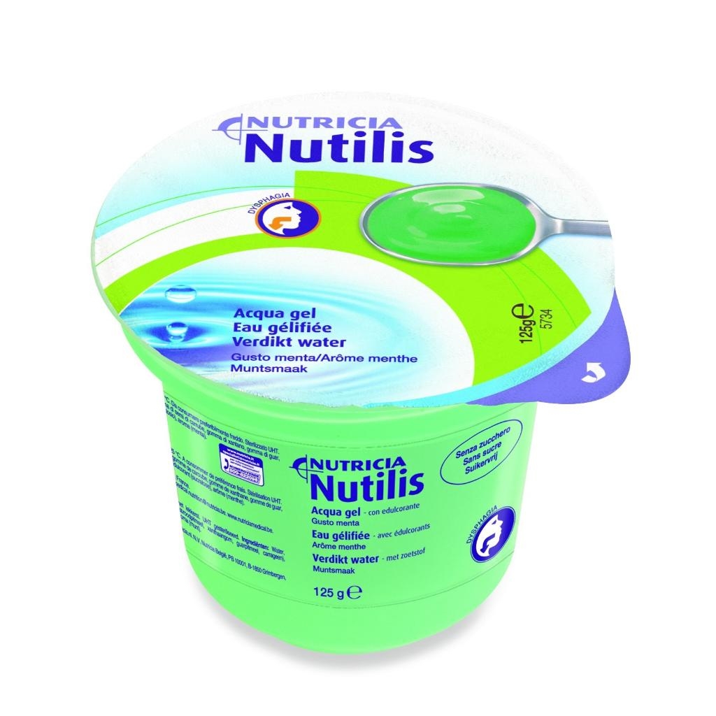 NUTILIS AQUA GEL MENTA 125 G 12 PEZZI