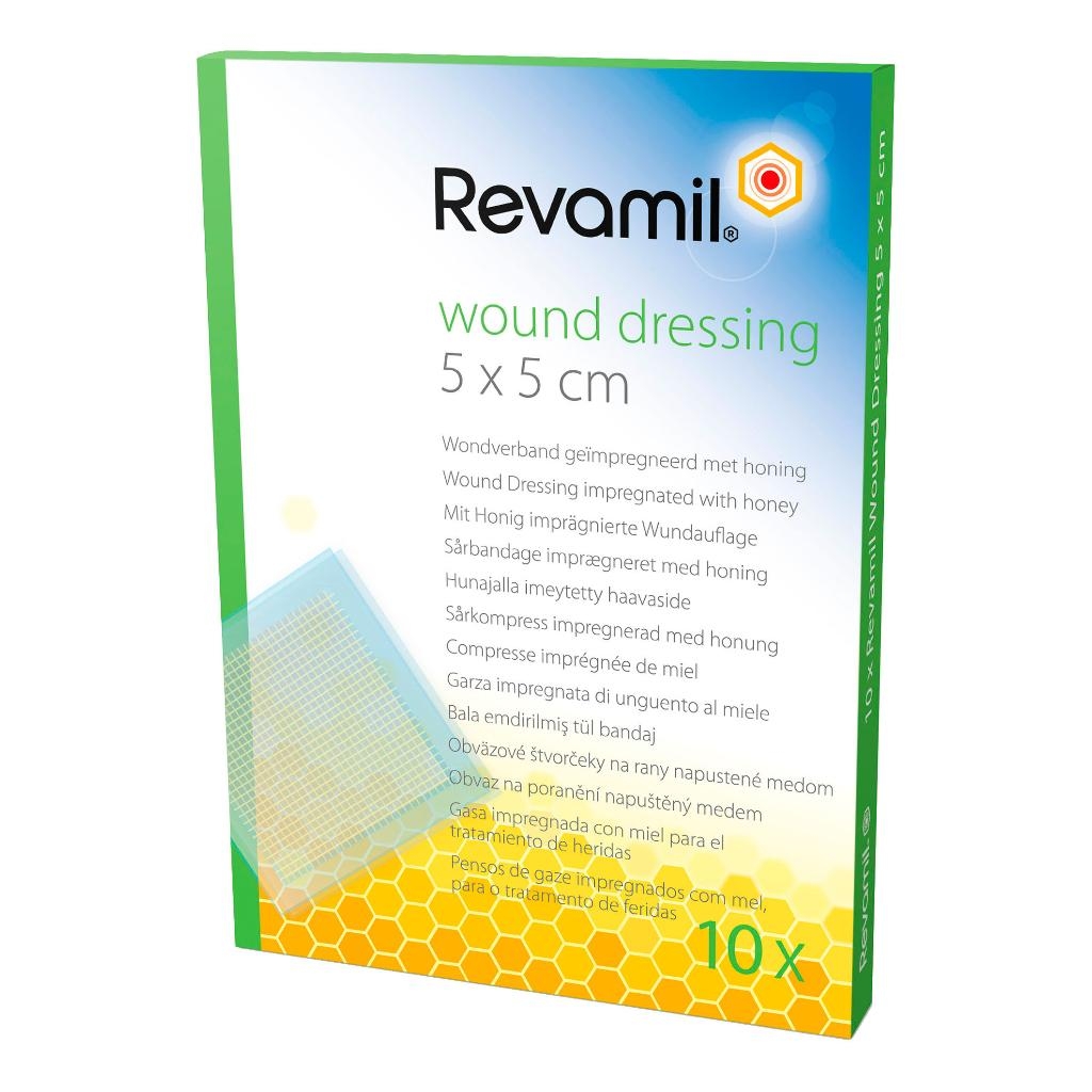 GARZA MEDICATA REVAMIL 5X5CM 10 PEZZI